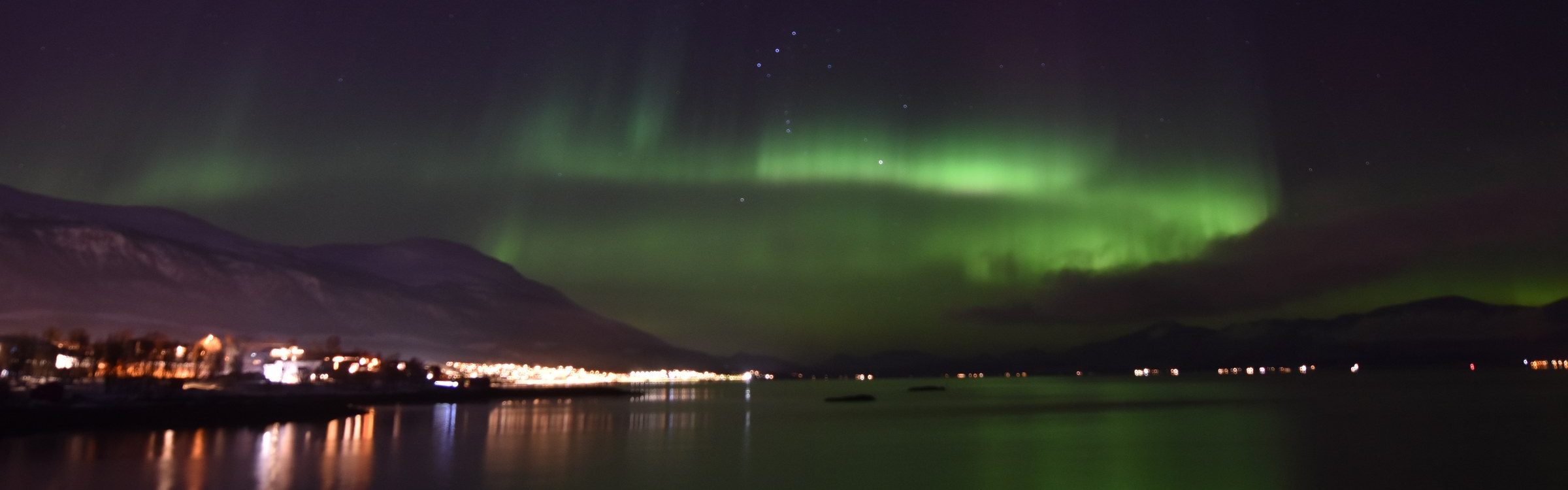 Northern lights over Tromsø